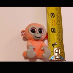 TY Mini Beanie Boo Tiny Big Eyes Monkey